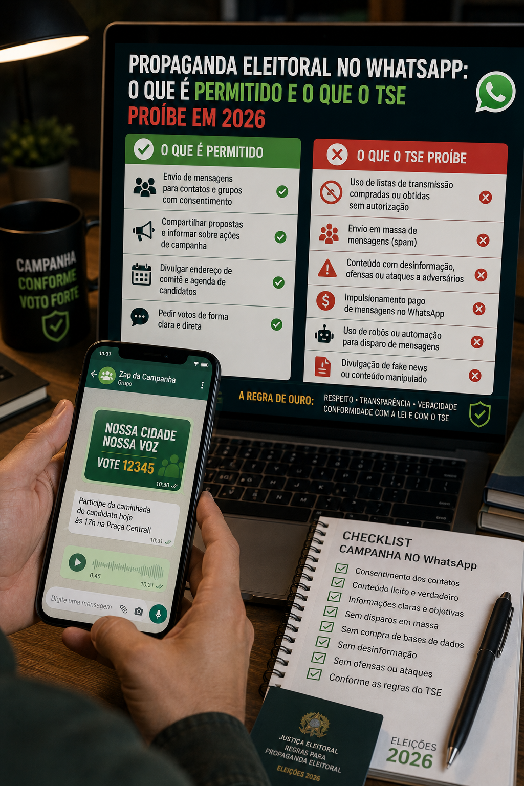 Como fazer disparo eleitoral legal no WhatsApp